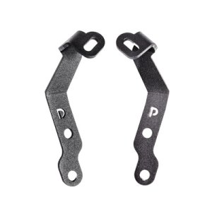 Mercedes-Benz Sprinter 2500 Light Mounts - Go Rhino - XE Hood Hinge Cube Light Mount - Textured Black - `14-`22